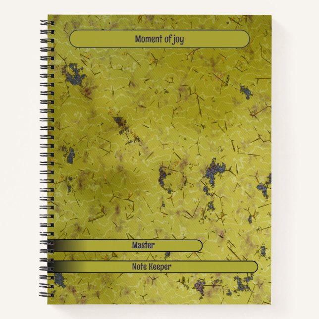 Cuaderno Cubierta de bloc de notas espiral con impresión de (Anverso)