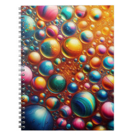 Cuaderno Cubierta de burbujas de color