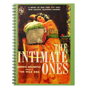 Cuaderno Cubierta de la novela pulp de 1960 Los íntimos
