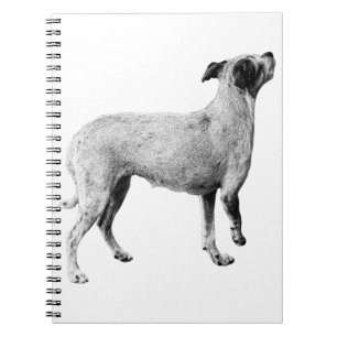 Cuaderno "cubierta de teléfono de perro" "funda mono suave"