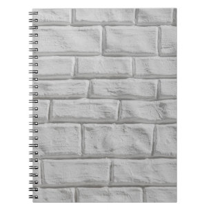 Cuaderno Cubierta de textura de superficie de pared de ladr