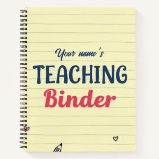 Cuaderno Cubierta del ligador del maestro Personalizado de