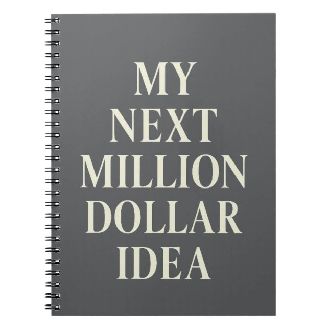 Cuaderno Cubierta del planificador de negocios Mi próximo m (Frente)