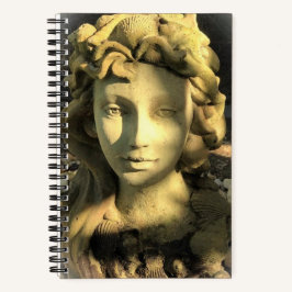 Cuaderno Cubierta dura de la estatua del jardín