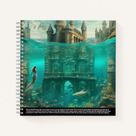 Cuaderno Cubierta dura de la leyenda Atlantis
