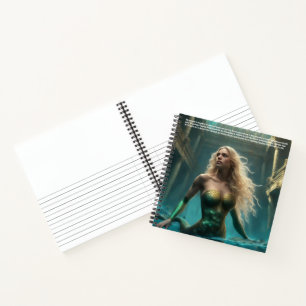 Cuaderno Cubierta dura de la leyenda de la sirena