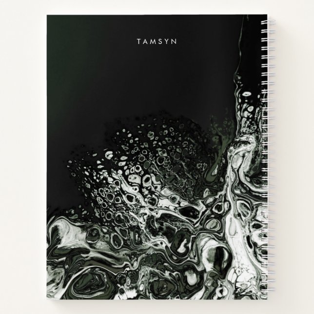 Cuaderno Cubierta metálica personalizada Manual de esbozo M (Reverso)