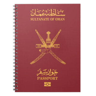 Cuaderno Cubierta para pasaporte de Omán