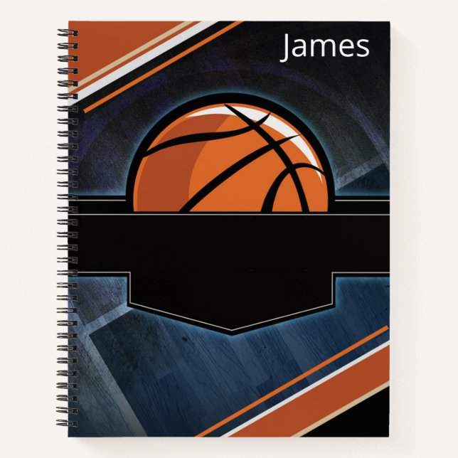 Cuaderno Cubierta para portátiles de baloncesto para niños (Anverso)