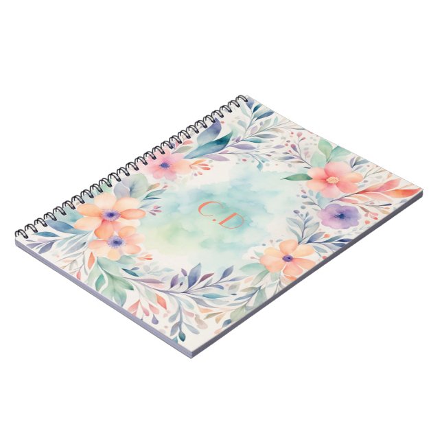 Cuaderno Cubierta personalizada de acuarela para portátiles (Lado Izquierdo)