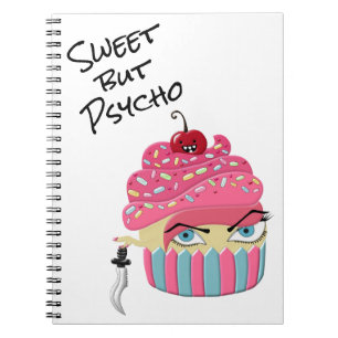 Cuaderno Cubierta rosa de Kawaii dibujando espantoso Hallow