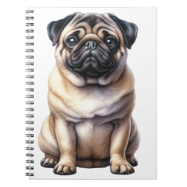 CUADERNO CUBIERTA TÁN Y PERRO DE PULGAS MARRONES