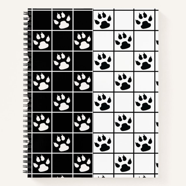 Cuaderno Cubo blanco negro de cristal de ventana retráctil (Anverso)