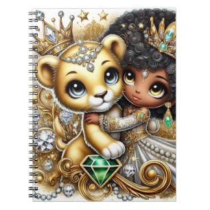 Cuaderno Cubo de león y bloc de notas Princesa