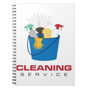 Cuaderno Cubo de servicio de limpieza