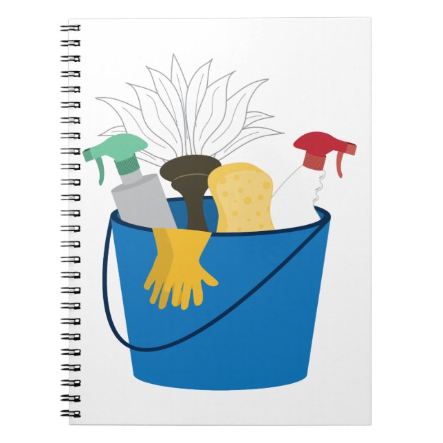 Cuaderno Cubo de suministro de limpieza (Frente)