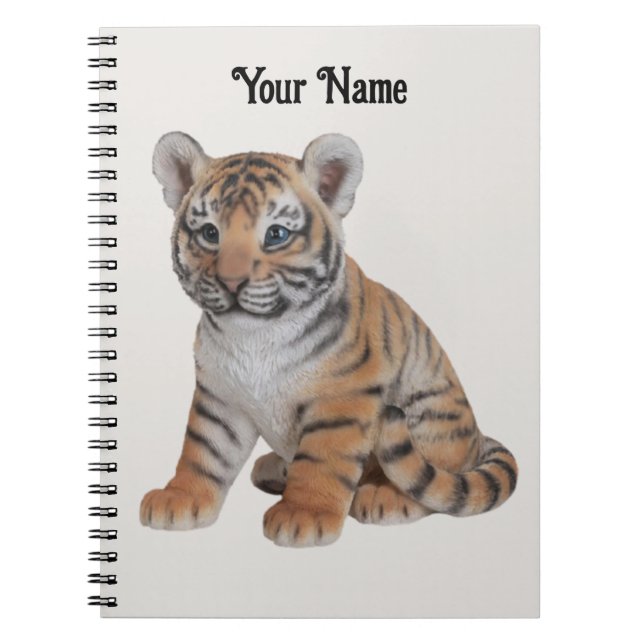 Cuaderno Cubo de tigre para bebé (Frente)