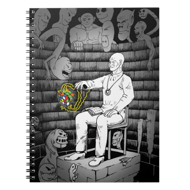 Cuaderno Cubo mágico con monstruos (Frente)