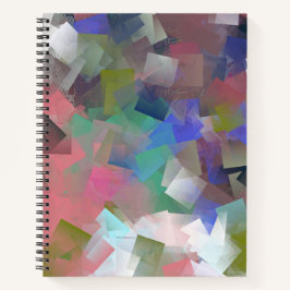Cuaderno Cubos coloreados abstractos