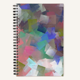 Cuaderno Cubos coloreados abstractos