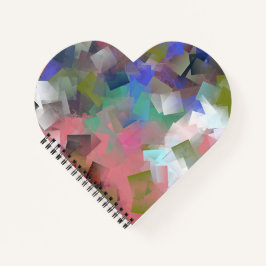 Cuaderno Cubos coloreados abstractos