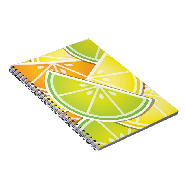 Cuaderno Cuchillas de cítricos funky (Lado Derecho)