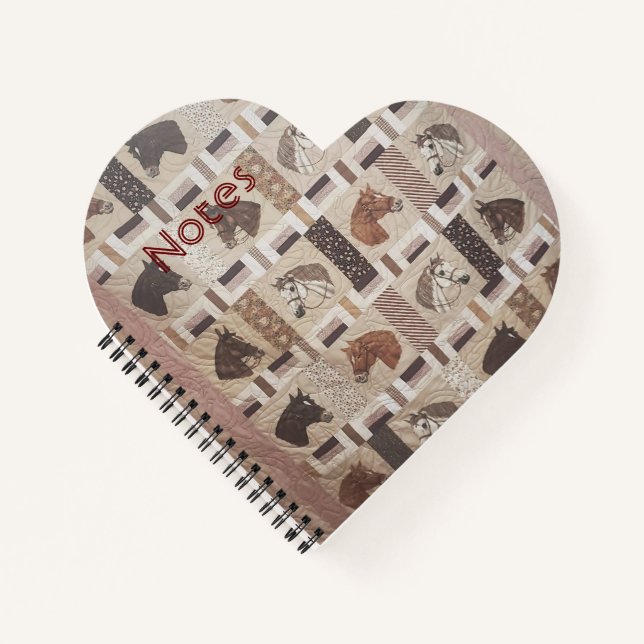 Cuaderno Cuchillo de caballo con texto (Anverso)