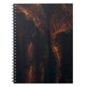 Cuaderno Cuchillo de piel marrón