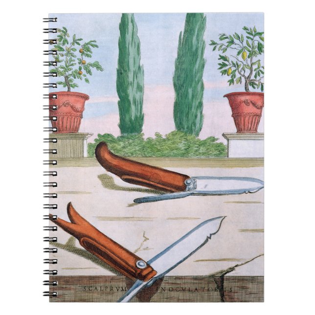 Cuaderno Cuchillo que cultiva un huerto, de "Hesperides" (Frente)