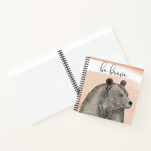 Cuaderno Cuddlies Bear | Ser valiente (Interior)