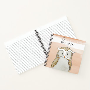 Cuaderno Cuddlies Owl   Ser sabio