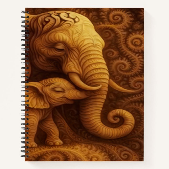 Cuaderno Cuddly Elephants  (Anverso)
