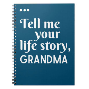 Cuaderno Cuéntame tu historia de vida regalo de abuela