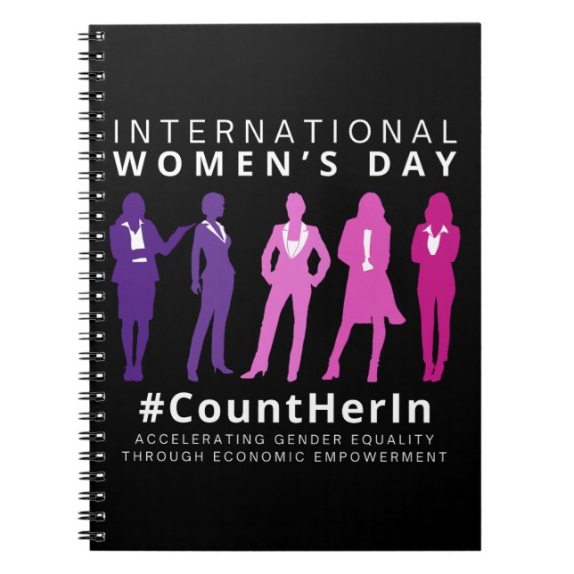 Cuaderno Cuéntenla en el Día Internacional de la Mujer (Frente)