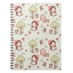 Cuaderno Cuento de Caperucita Roja Caprichoso y Bonito