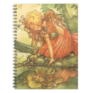 Cuaderno Cuento de Hadas Antiguo, Príncipe Rana Princesa ju