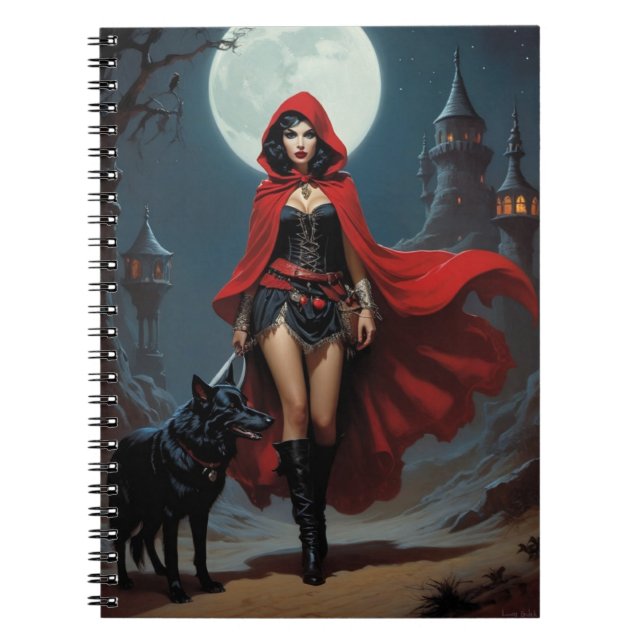 Cuaderno Cuentos encantados: Princesa de fantasía oscura (Frente)
