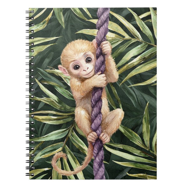 Cuaderno Cuerda Purpura de Mono (Frente)