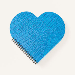 Cuaderno Cuero azul cielo