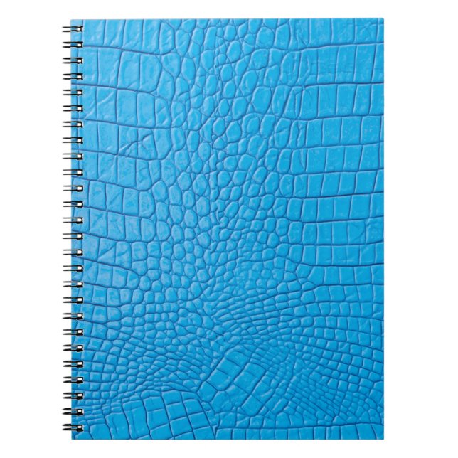 Cuaderno Cuero azul cielo (Frente)
