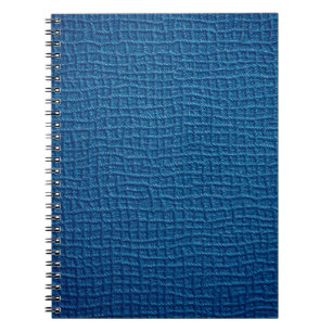 Cuaderno Cuero azul intenso