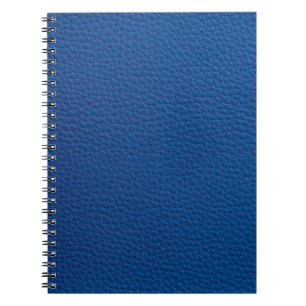 Cuaderno Cuero azul suave artificial. Textura de cuero fals