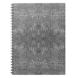 Cuaderno Cuero de ligador gris