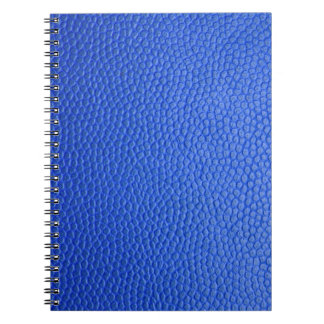 Cuaderno Cuero de piel azul textura