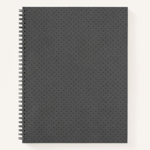 Cuaderno Cuero gris perforado con impresión digital de foto