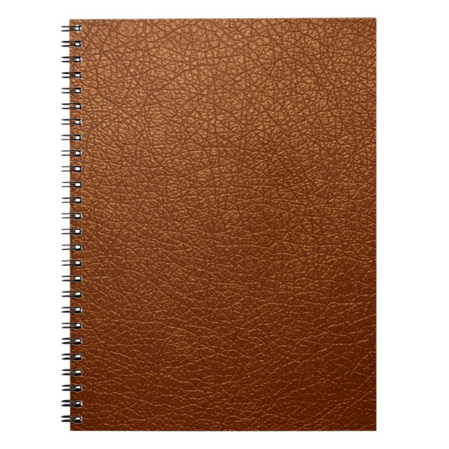 Cuaderno Cuero marrón (Frente)