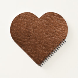 Cuaderno cuero marrón