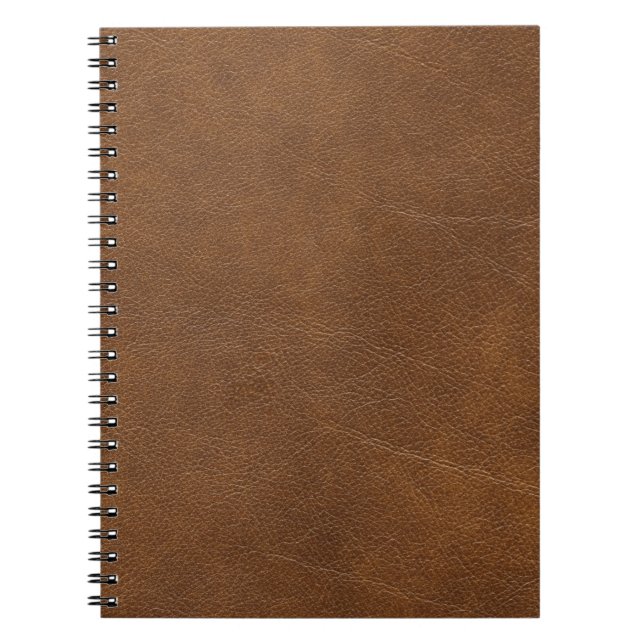 Cuaderno Cuero marrón (Frente)