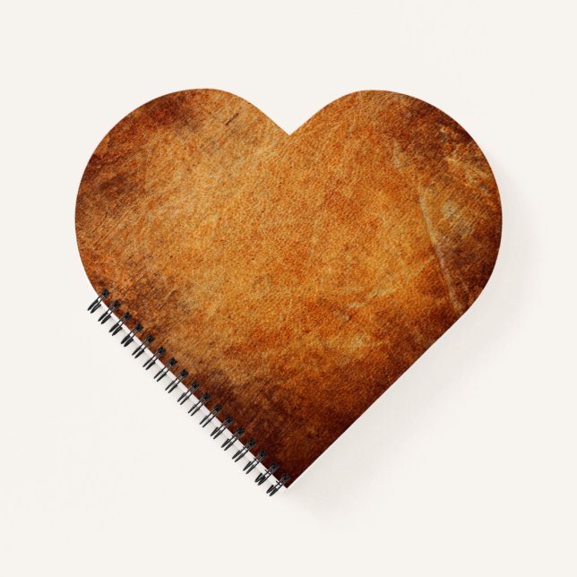 Cuaderno Cuero marrón con sombra (Anverso)