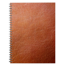 Cuaderno Cuero marrón falso